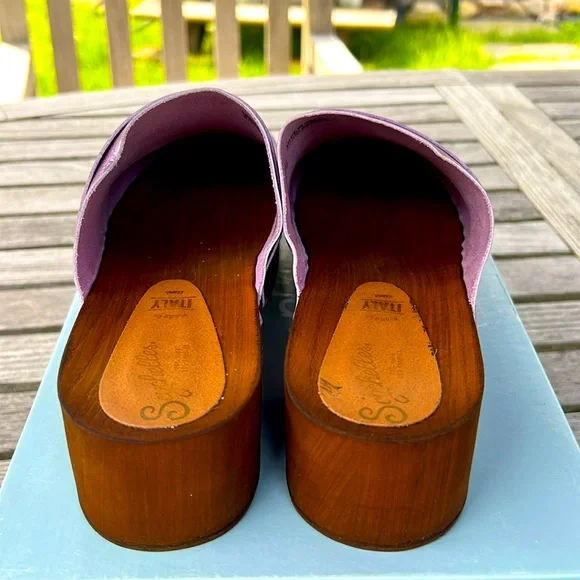 Seychelles Pink Metallic Clogs size 9 New - Picture 3 of 5